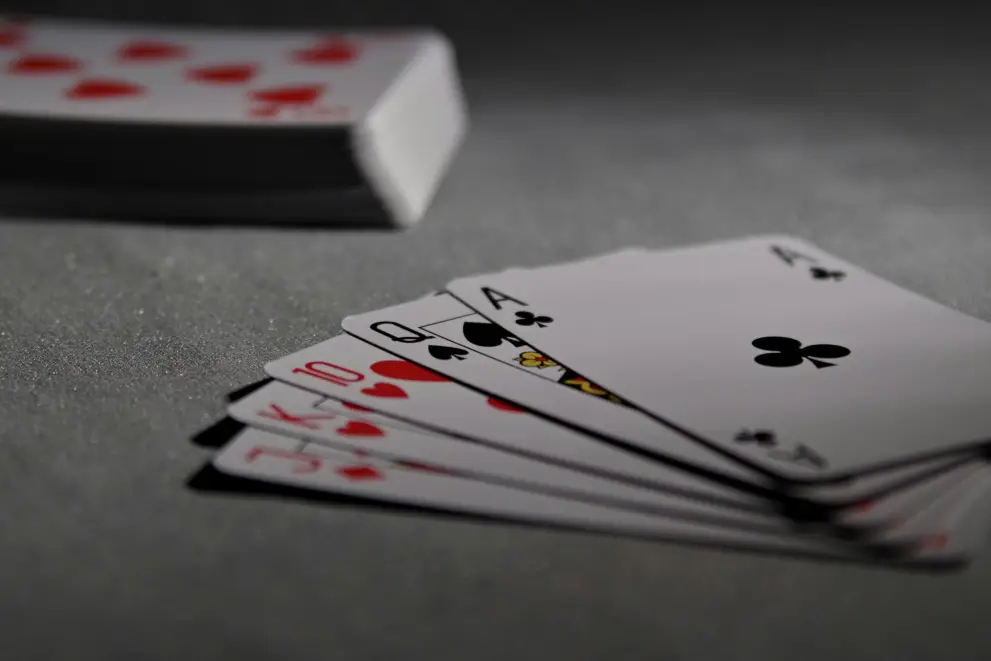 DECOR METAL CARTI POKER